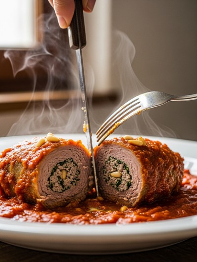 Braciole al Sugo Napoletane — La Ricetta della Nonna — dettaglio