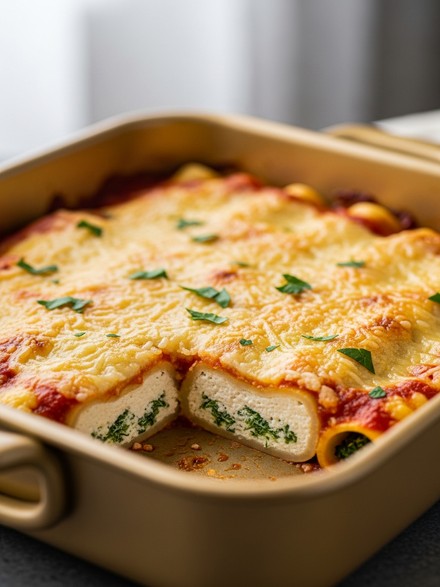 Cannelloni Ricotta e Spinaci con Besciamella