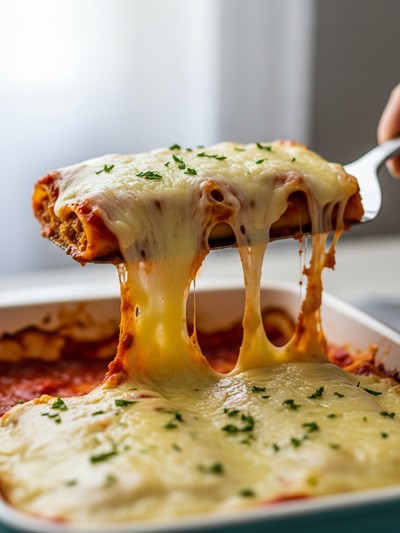 Cannelloni Ricotta e Spinaci con Besciamella — dettaglio