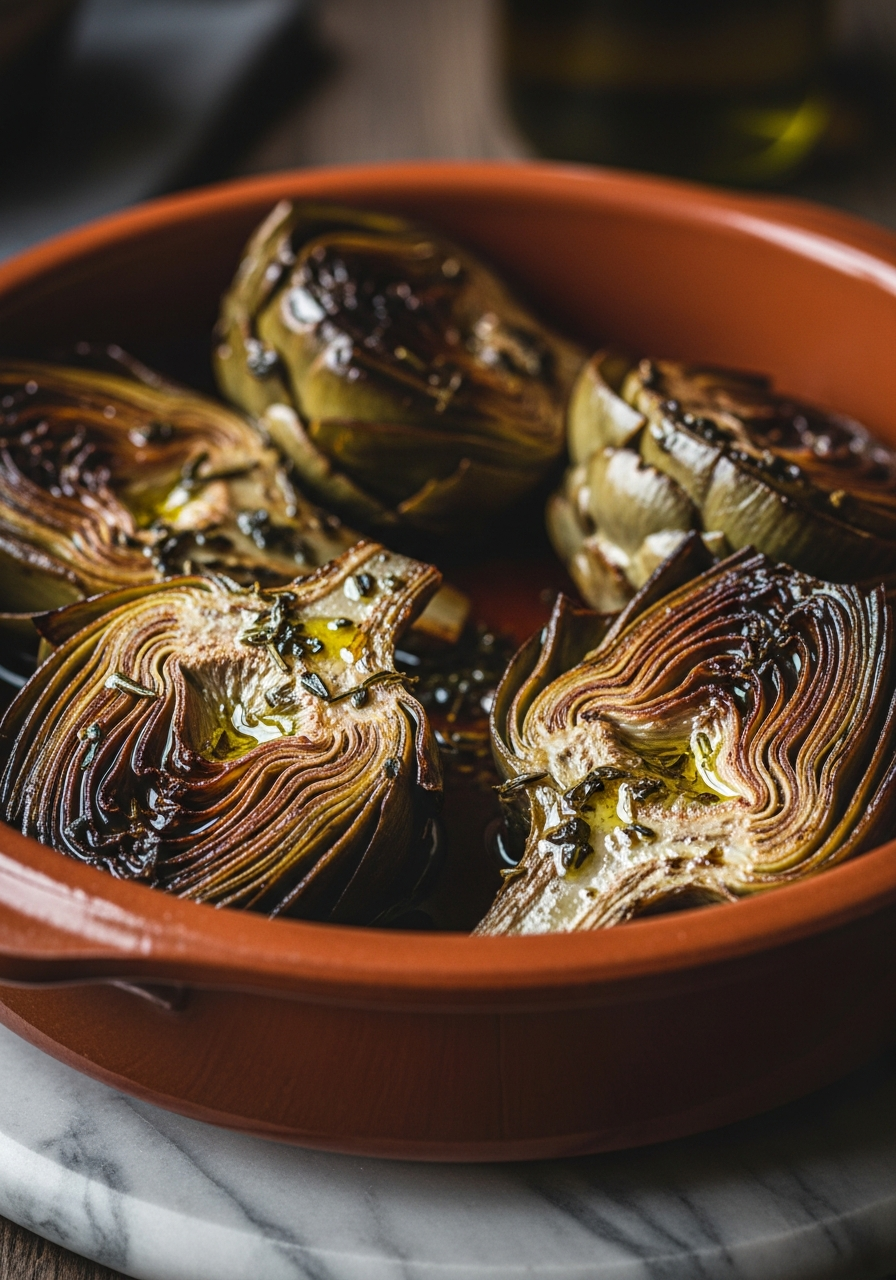 Carciofi alla Romana — la vera ricetta originale con mentuccia e aglio