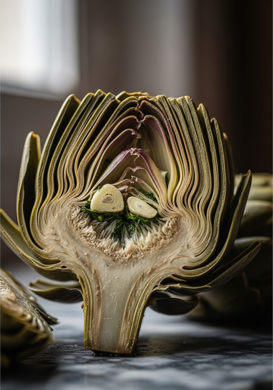 Carciofi alla romana con mentuccia — brasati e tenerissimi, il classico romano di primavera