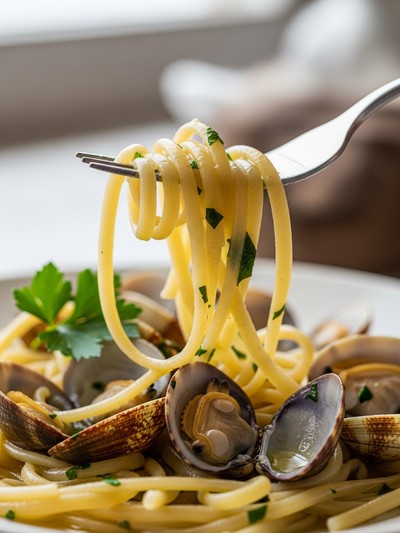 Linguine alle Vongole — La Vera Ricetta Napoletana — dettaglio