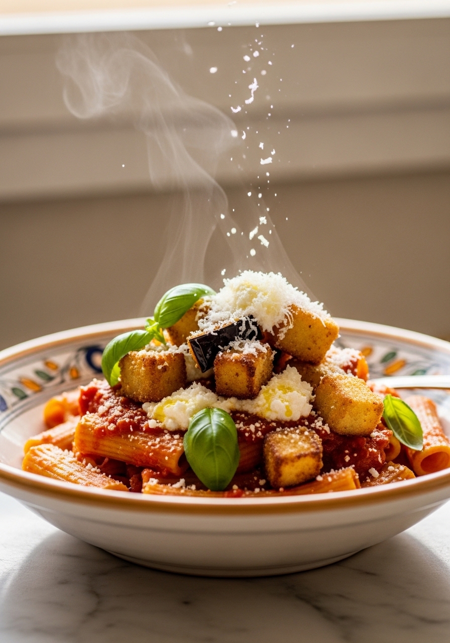 Pasta alla Norma Ricetta Siciliana Autentica — Il Capolavoro di Catania