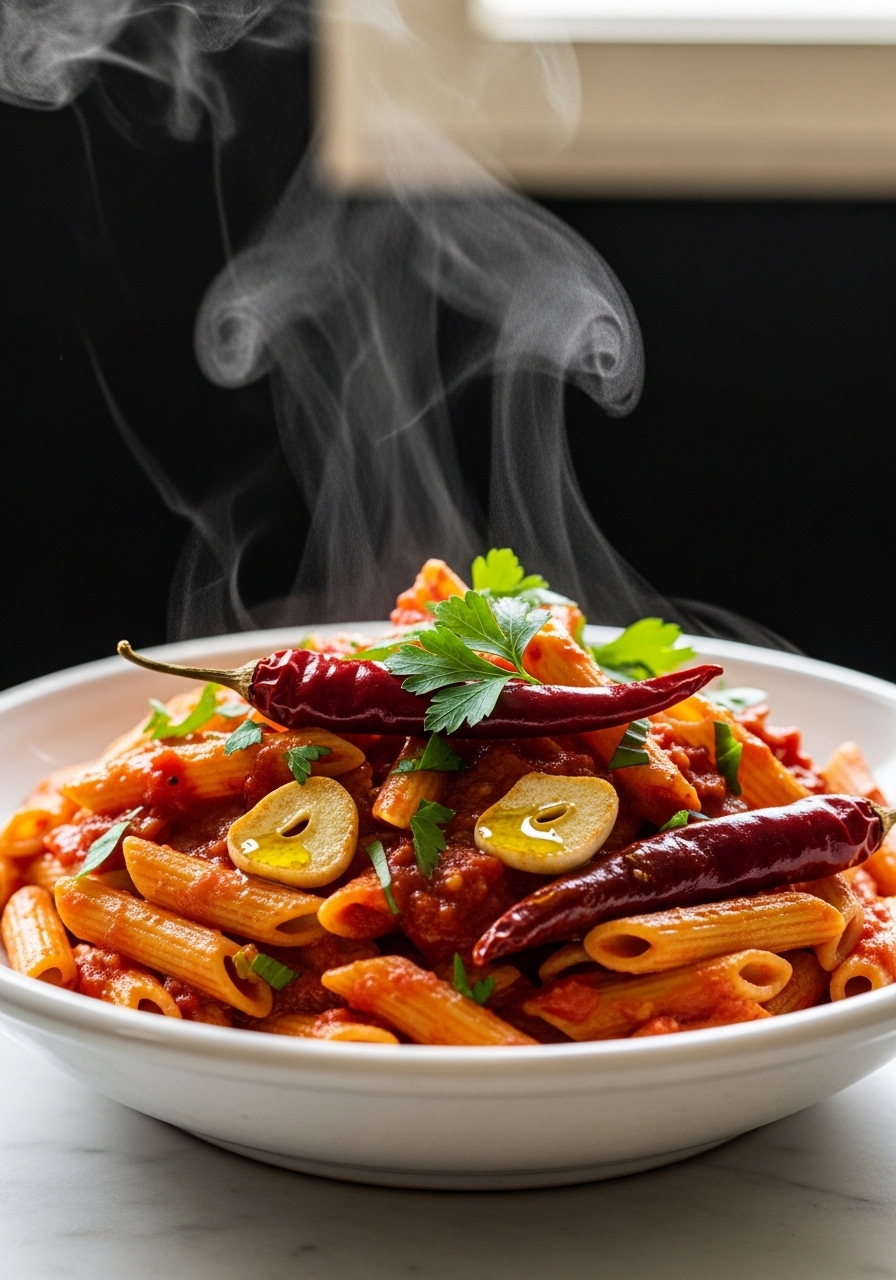 Pasta all'Arrabbiata Ricetta Originale Romana — La Pasta Piccante di Roma