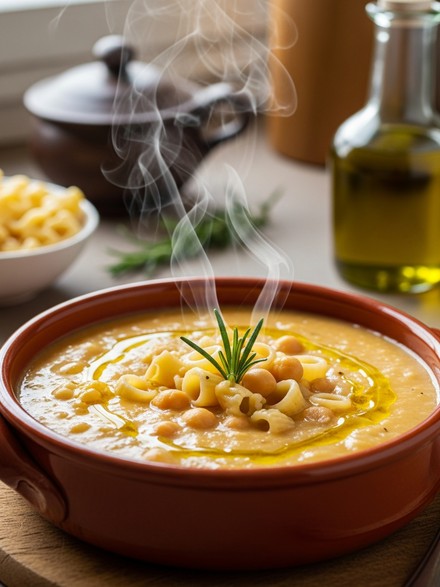 Pasta e Ceci Cremosa alla Napoletana