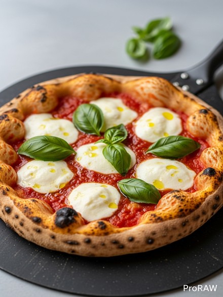 Pizza Napoletana Fatta in Casa — Cornicione Alto e Alveolato