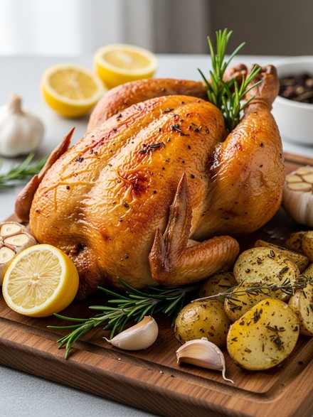 Pollo Arrosto al Forno — Croccante Fuori, Tenero Dentro