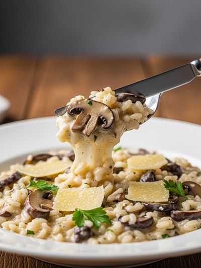 Risotto ai Funghi Porcini — Cremoso e Profumato — dettaglio