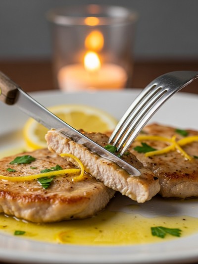 Scaloppine al Limone — Veloci, Eleganti e Perfette — dettaglio